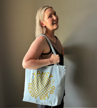 Load image into Gallery viewer, Denim 'Ready Set Go" Tote Bag