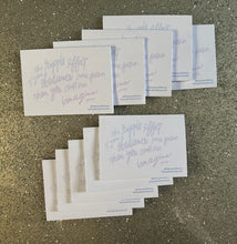 Load image into Gallery viewer, Ripple Effect Quote POST-IT NOTES - (teacher and volunteer appreciation gift)