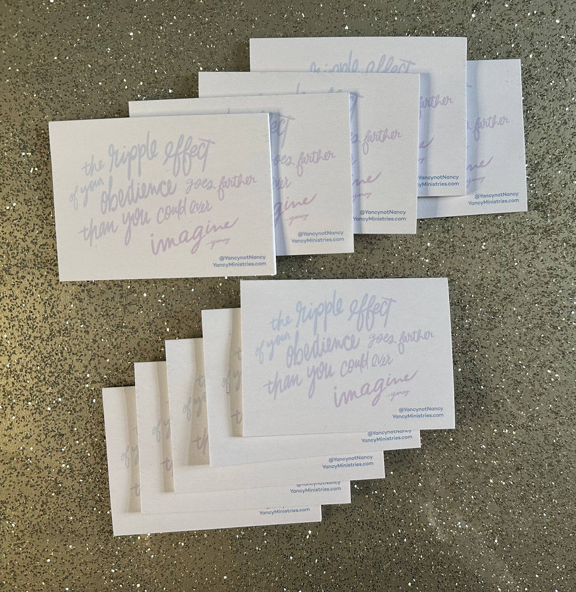 Ripple Effect Quote POST-IT NOTES - (teacher and volunteer appreciatio