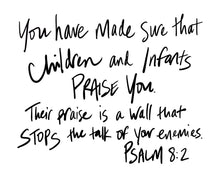 Load image into Gallery viewer, 5x7 Art Print Card with Streaming Links for "Roots For The Journey" (Baby Dedication Gift)