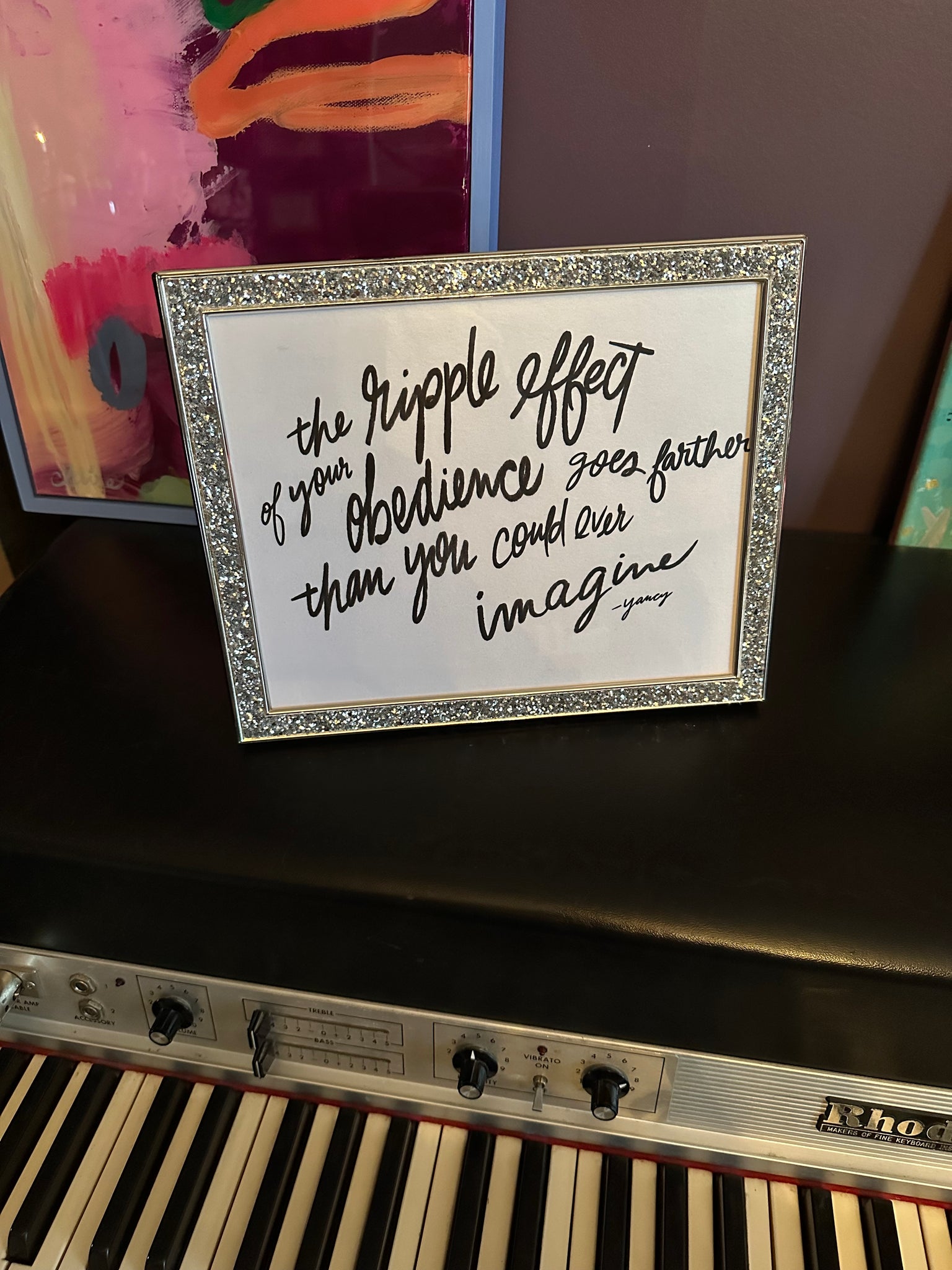 Ripple Effect Quote 8x10 Print - (perfect teacher and volunteer apprec