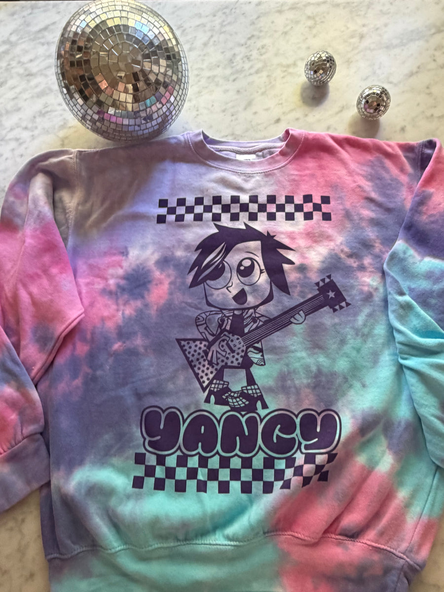 NEW*Cartoon Yancy CREWNECK Fleece in Cotton Candy – Yancy Ministries, Inc.