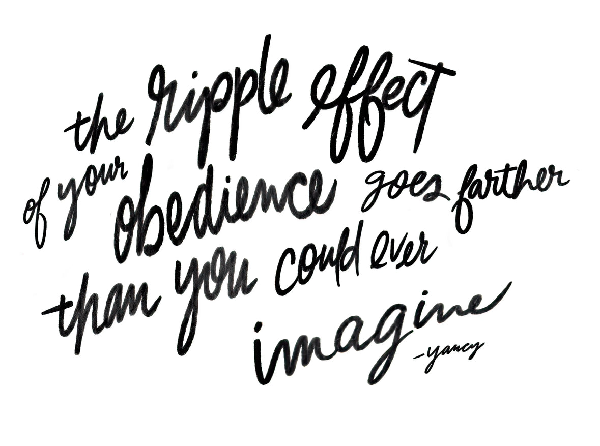 Ripple Effect Quote 8x10 Print - (perfect teacher and volunteer apprec