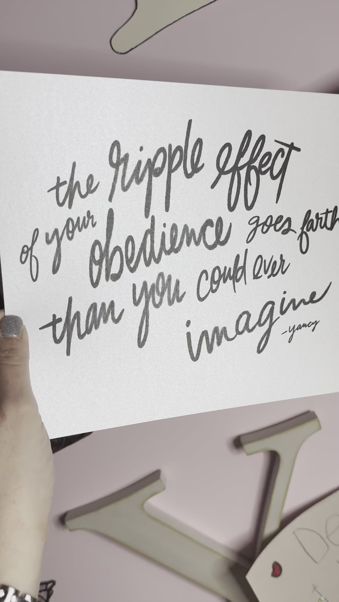 Ripple Effect Quote 8x10 Print - (perfect teacher and volunteer apprec