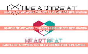 Heartbeat - Heart After God Logo License
