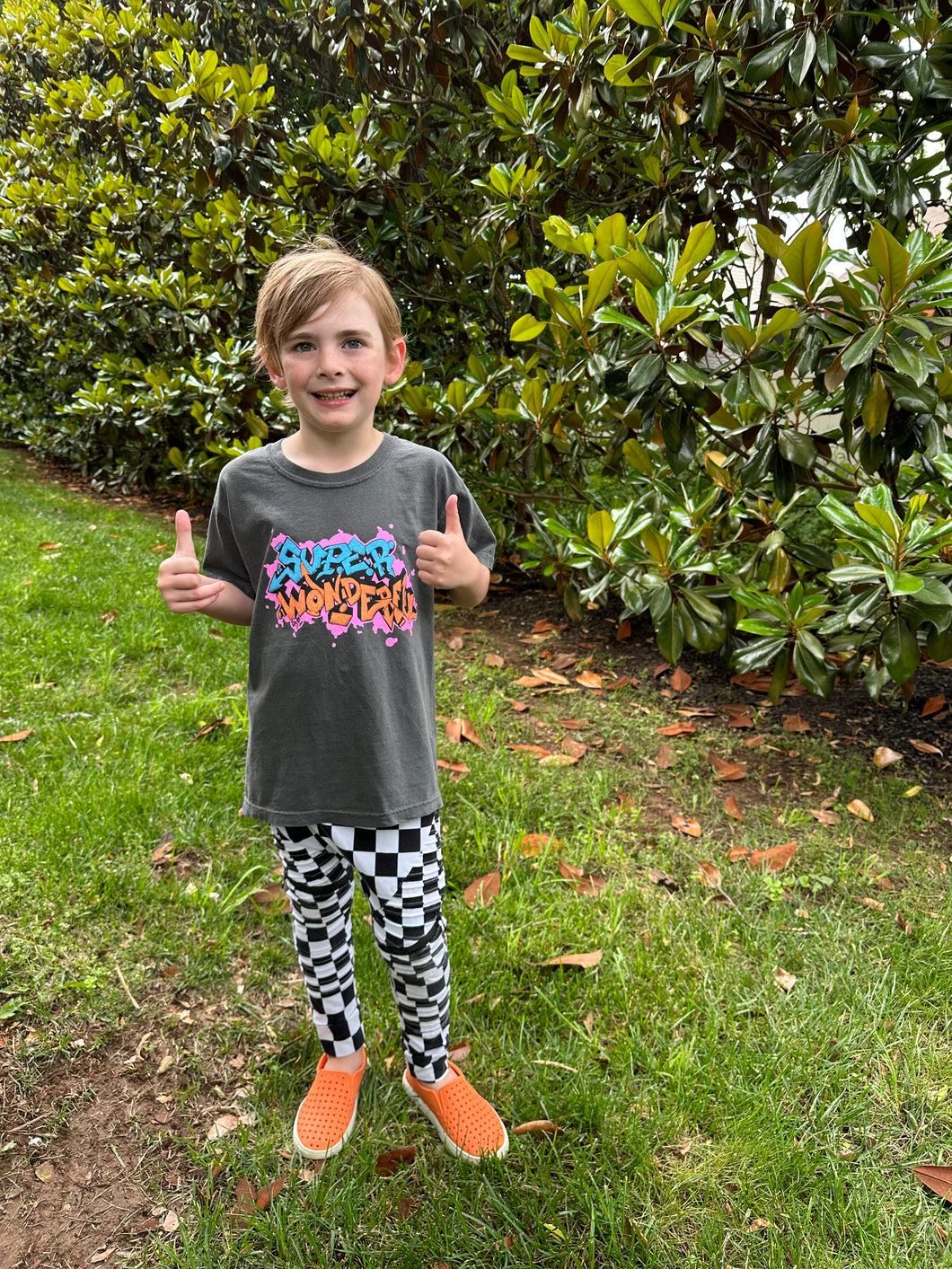 ***Super Wonderful Graffiti T-Shirt (Collab with Art by Sparrow Rocket)